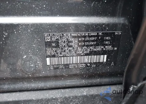 2024 Toyota Rav4 Hybrid Xle from USA, damaged, VIN 2T3RWRFV1RW225193